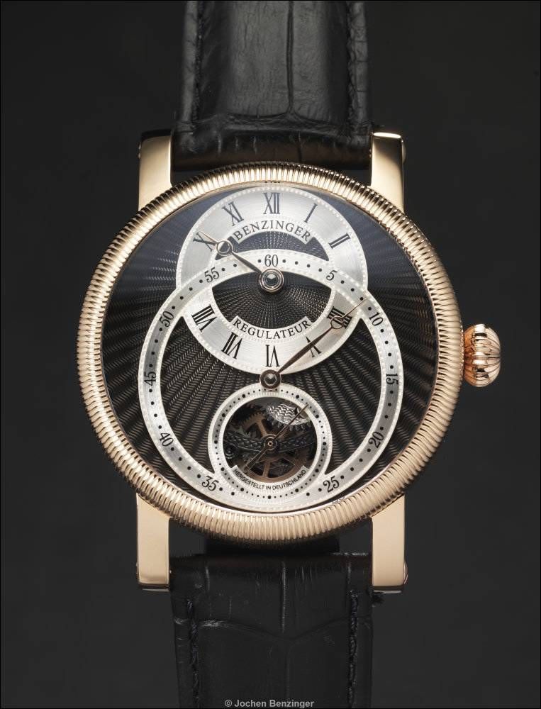 BENZINGER “Regulateur in Roségold”
